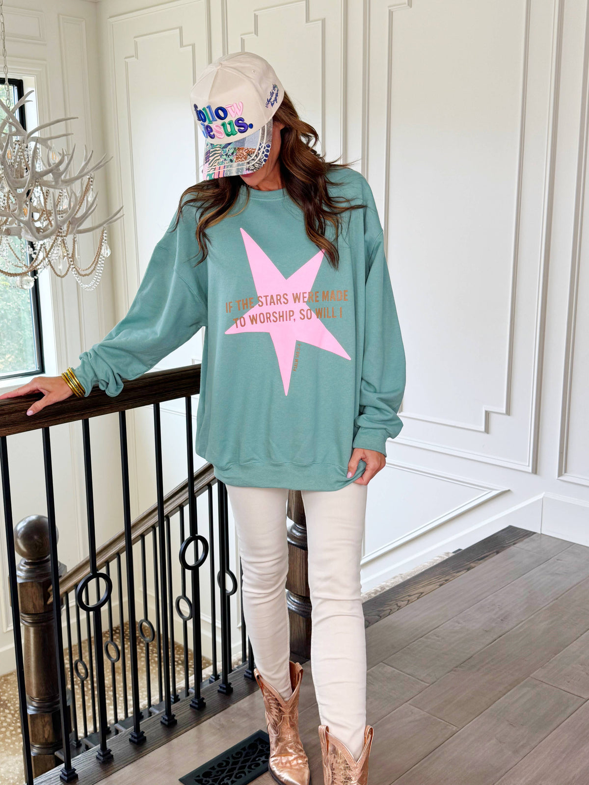 STARS WERE MADE TO WORSHIP SWEATSHIRT