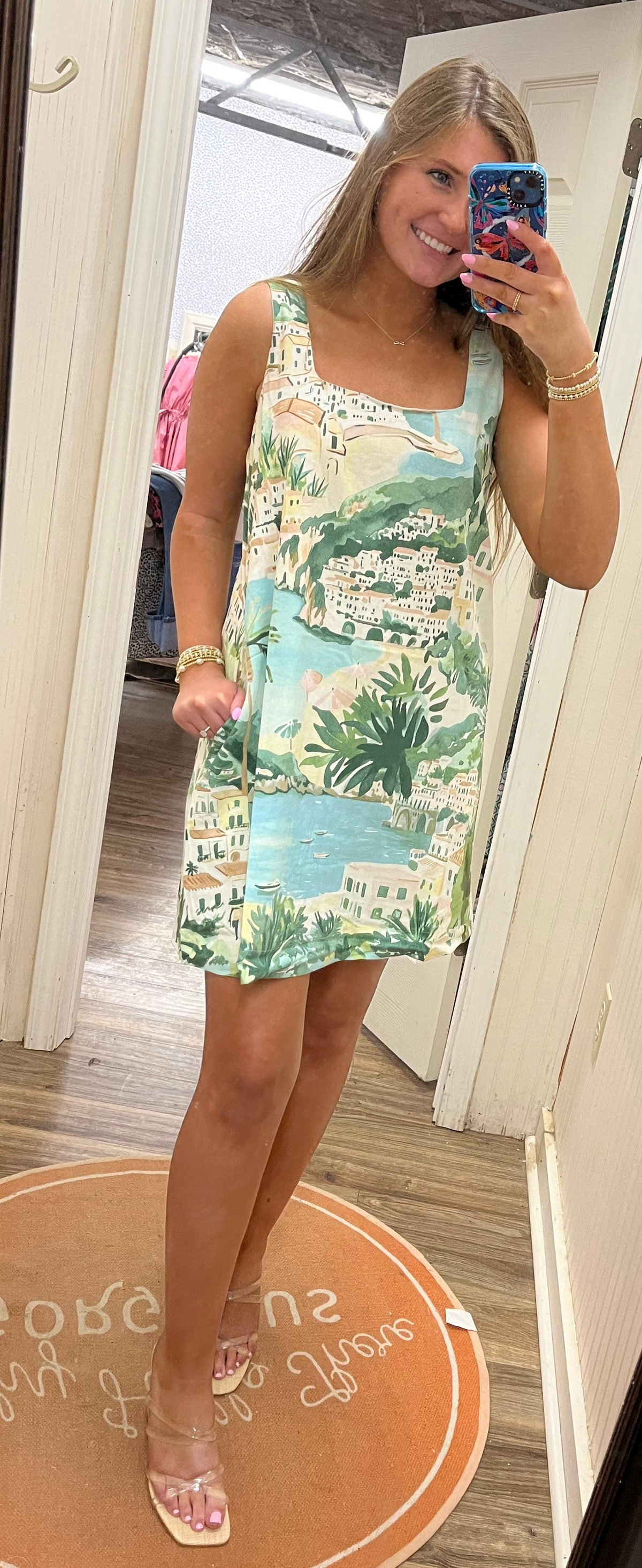 TAKE ME ON VACTION SHIFT DRESS