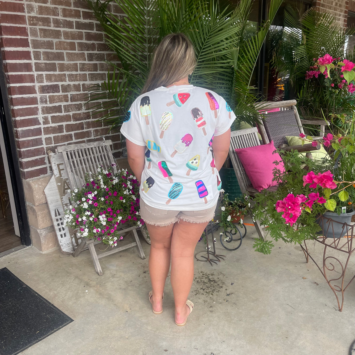 QUEEN OF SPARKLES POPSICLE TEE