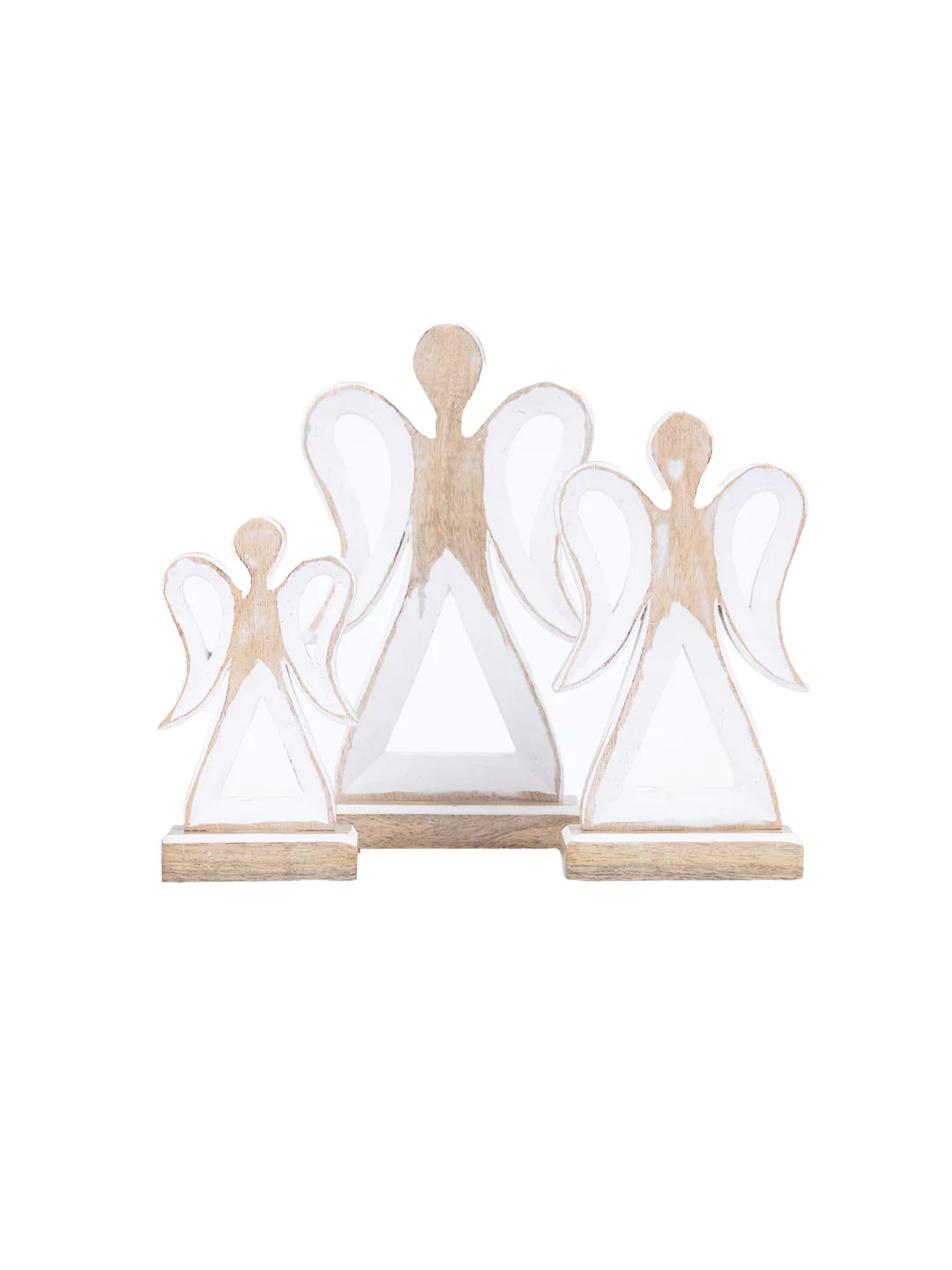 MEDIUM HOLY WOOD ANGEL