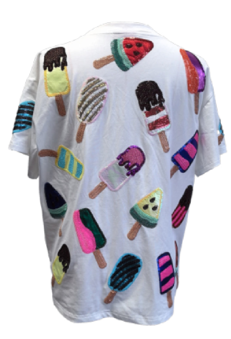 QUEEN OF SPARKLES POPSICLE TEE
