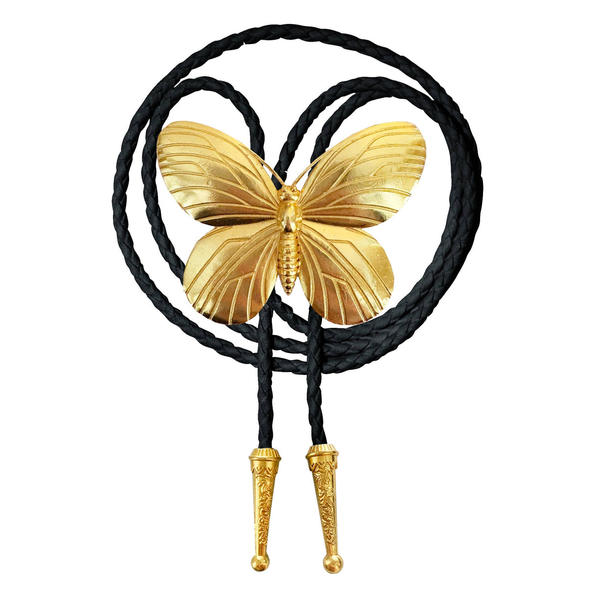 GOLD BUTTERFLY BOLO