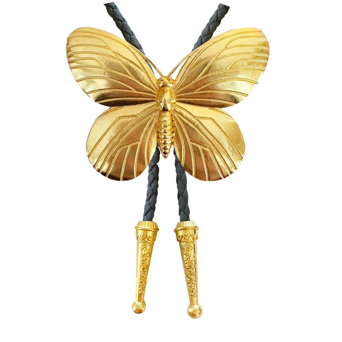 GOLD BUTTERFLY BOLO