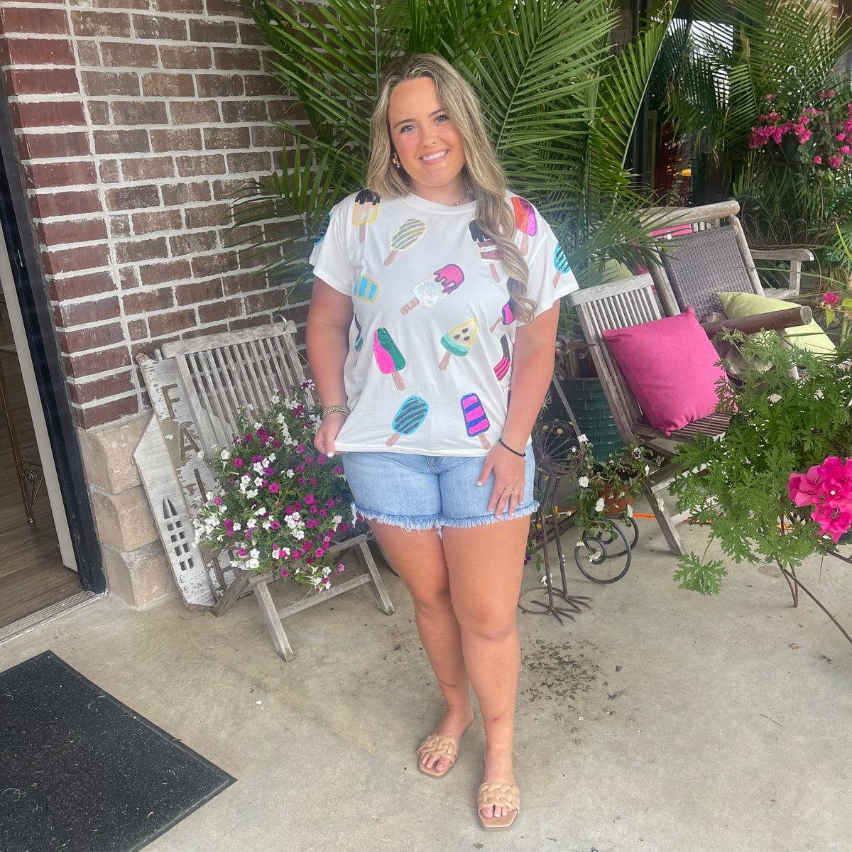 QUEEN OF SPARKLES POPSICLE TEE
