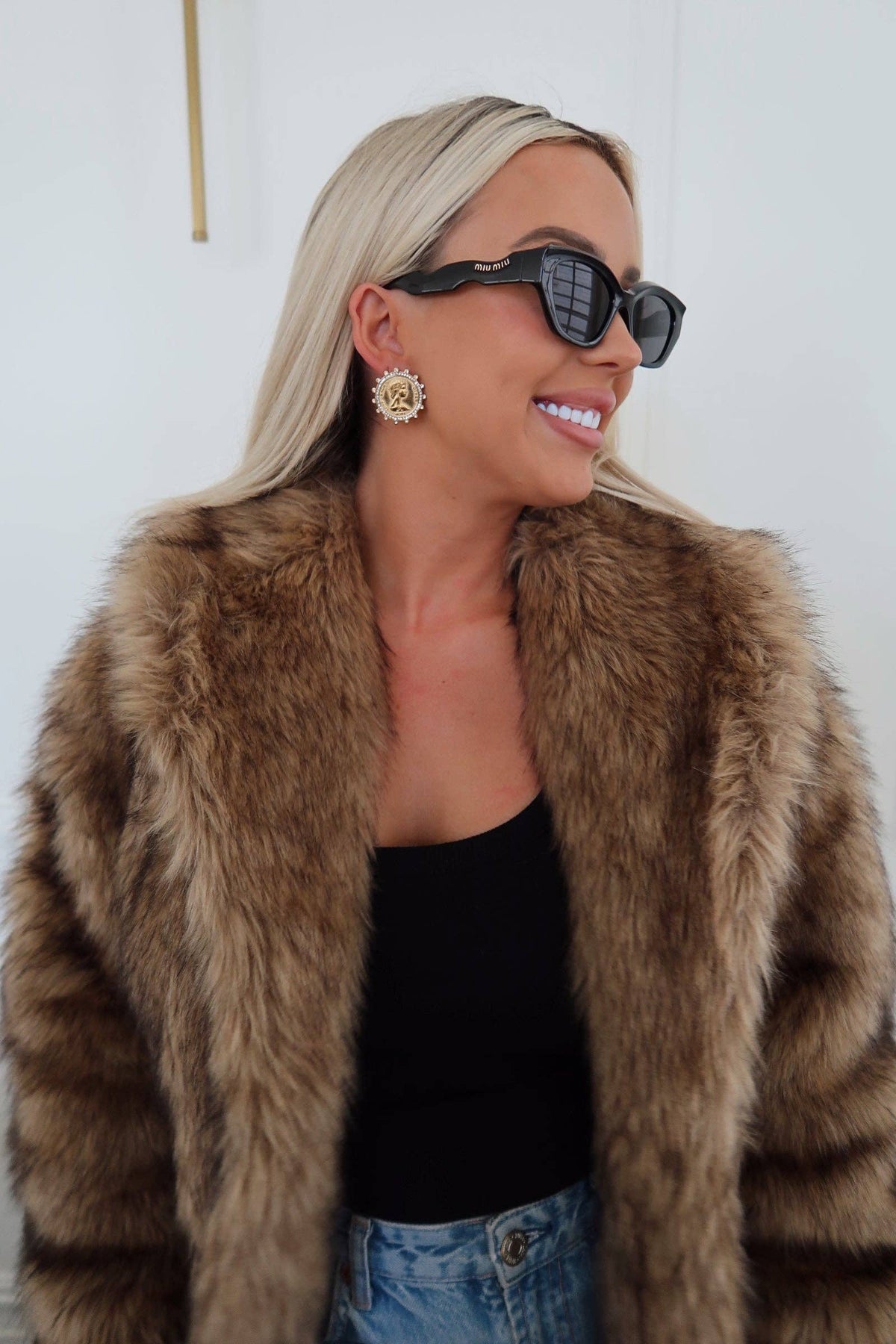 LOVE EACH OTHER MORE COIN EARRINGS ￼