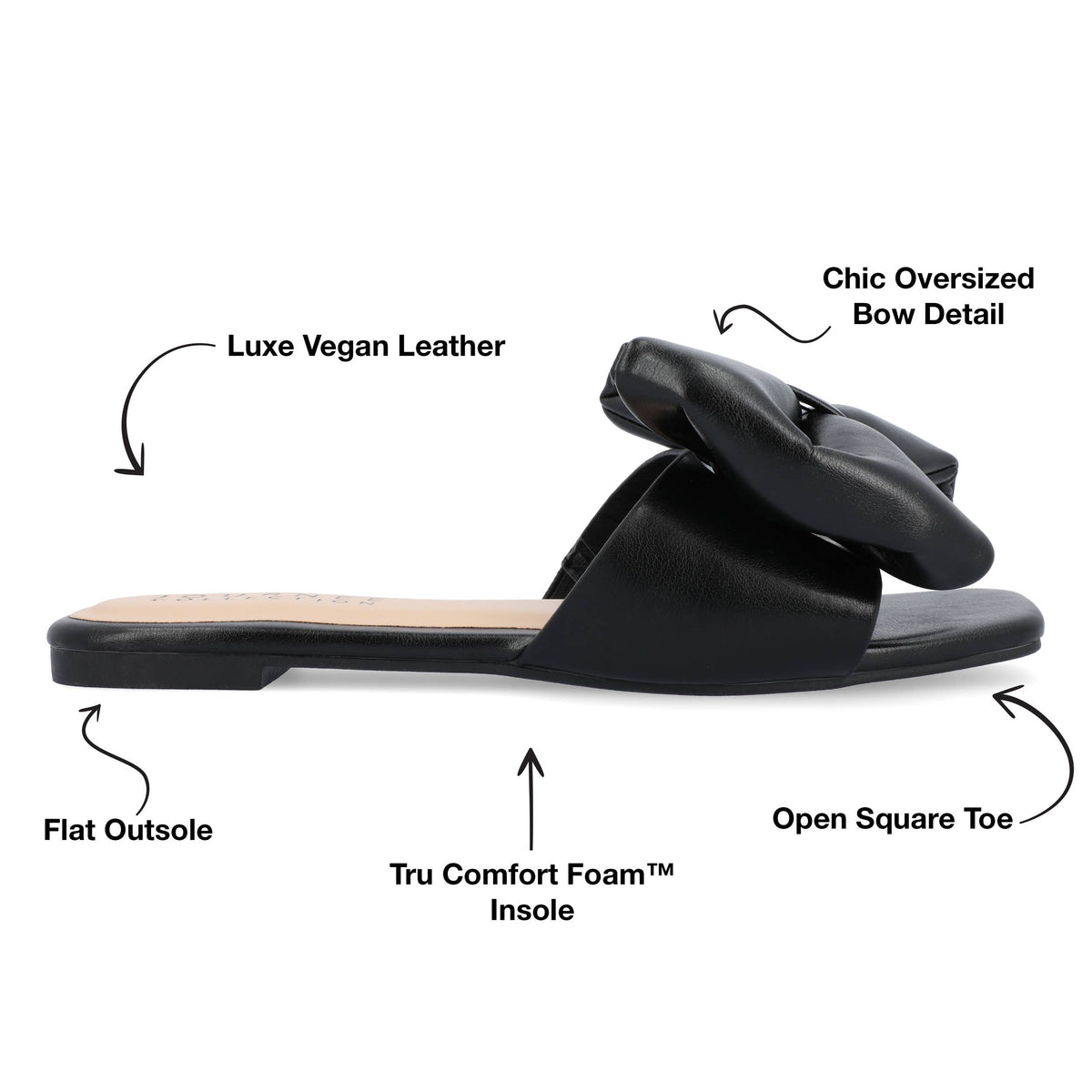 STATEMENT BOW PUFFED SANDAL