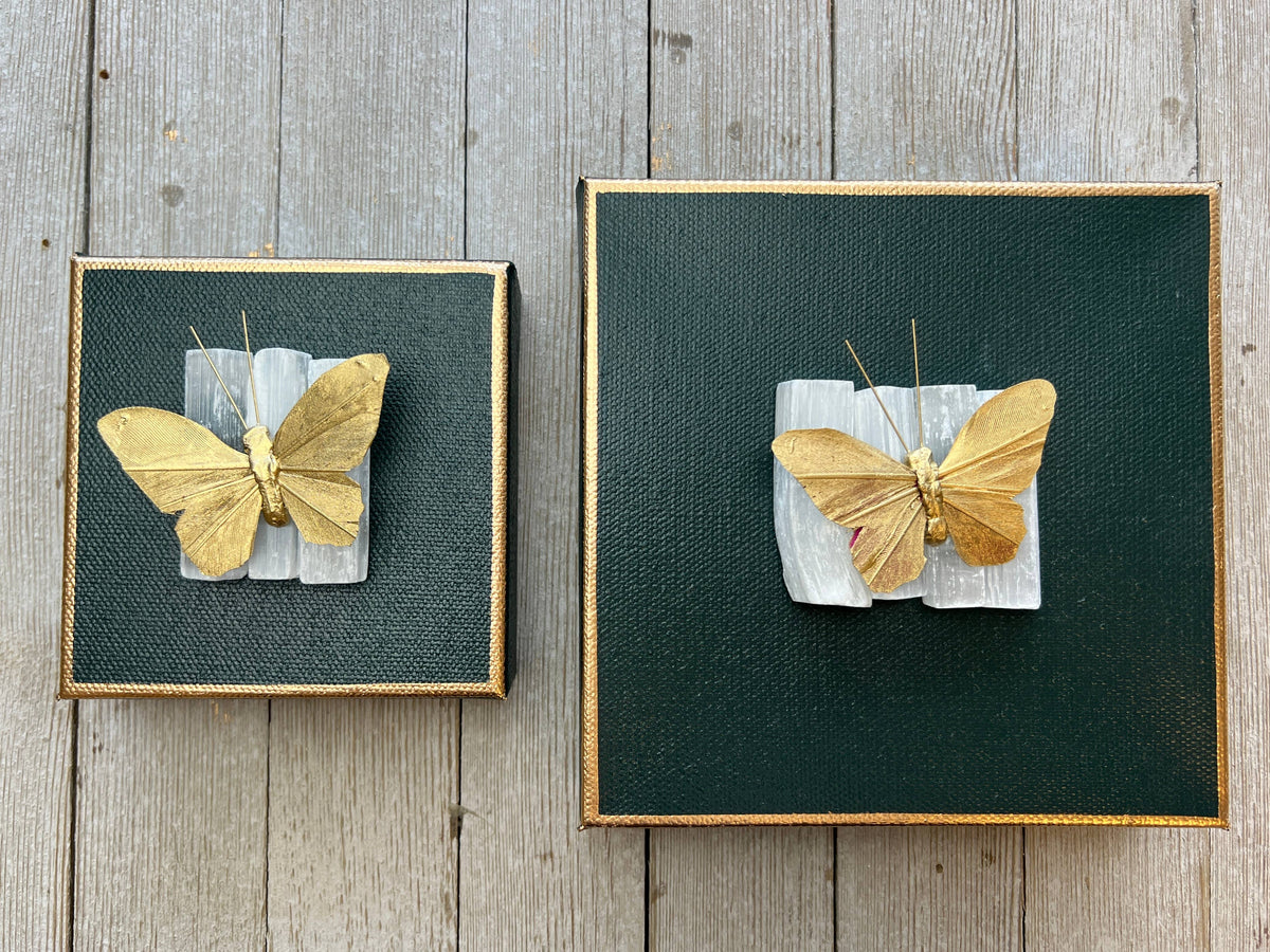 BUTTERFLY CRYSTAL ART CANVAS