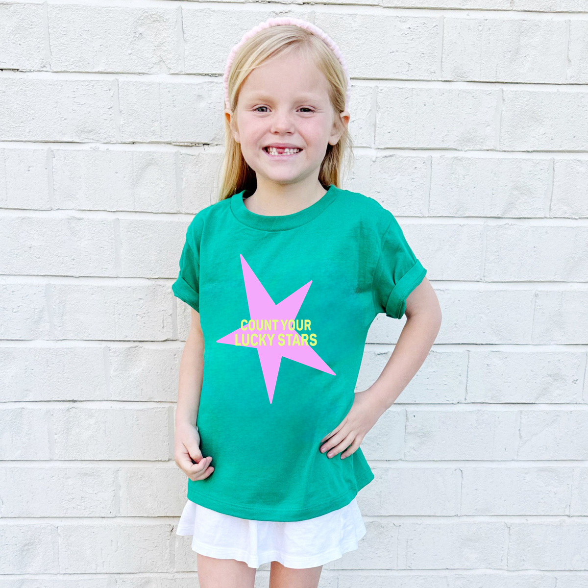 COUNT YOUR LUCKY STARS GRAPHIC