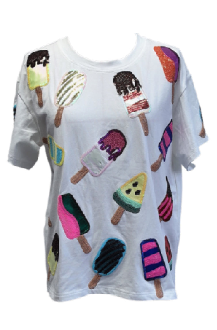 QUEEN OF SPARKLES POPSICLE TEE