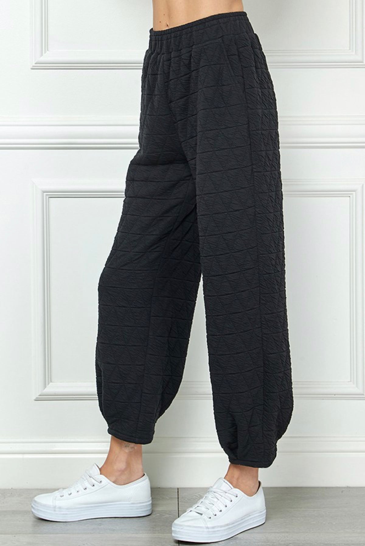 QUILTED JOGGER PANT