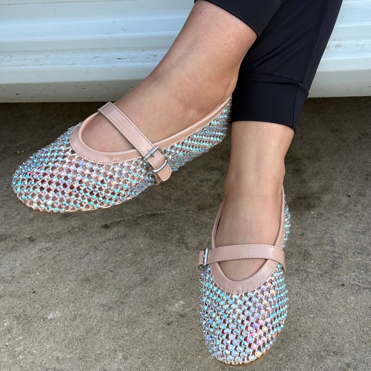 SEQUIN MESH FLAT