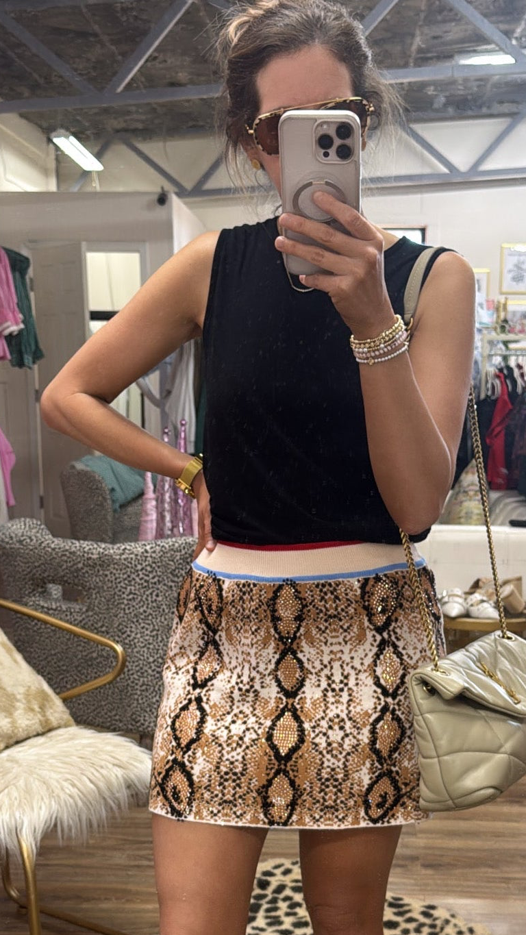 RAINBOW SNAKE SKIRT