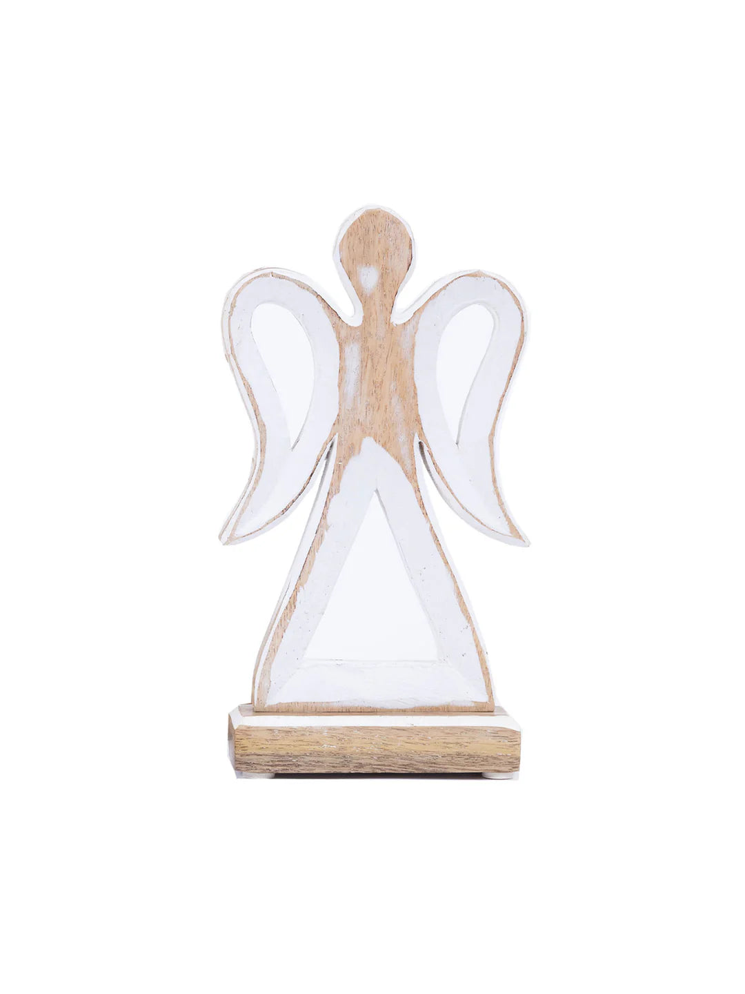 MEDIUM HOLY WOOD ANGEL
