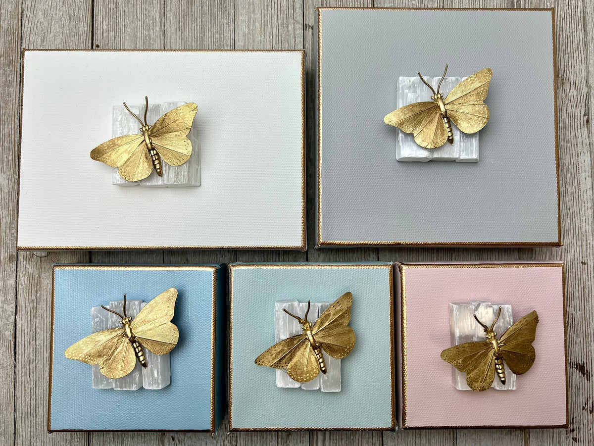 BUTTERFLY CRYSTAL ART CANVAS