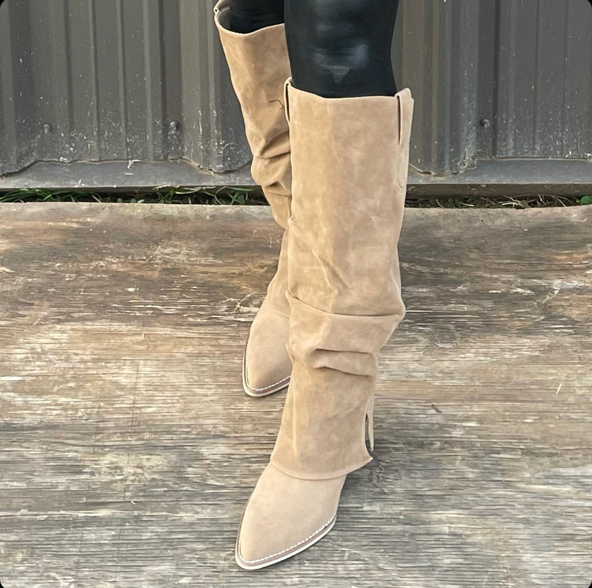 TALL FOLD OVER BOOT