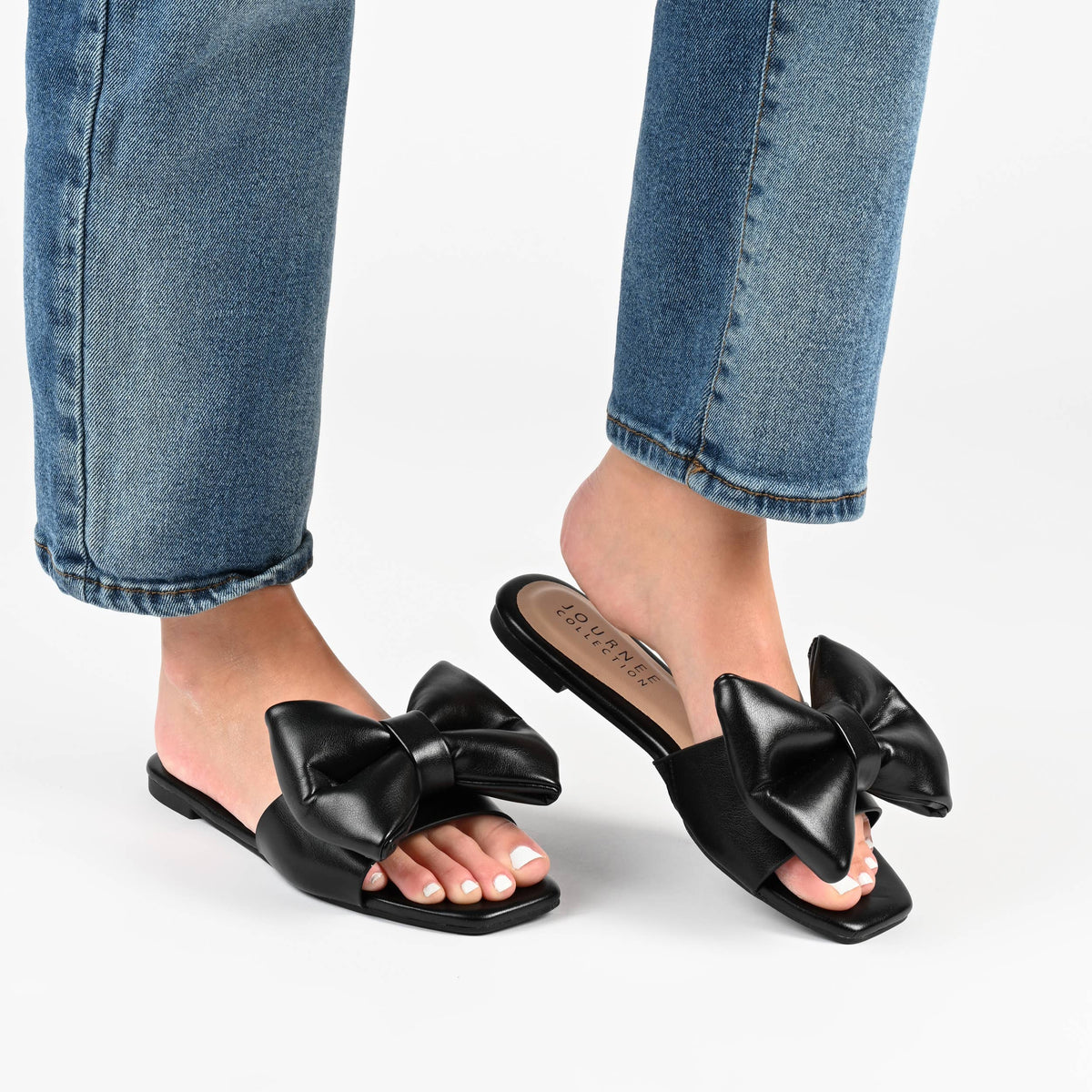 STATEMENT BOW PUFFED SANDAL