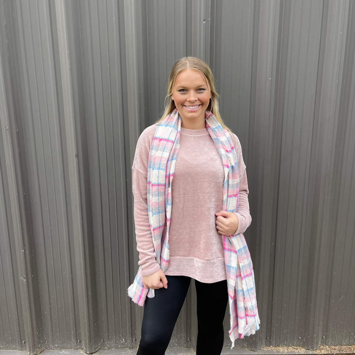 MARY CHENILLE RIBBED TOP