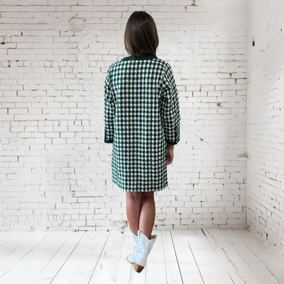 TAKE ME TO NEW YORK GREEN DRESS