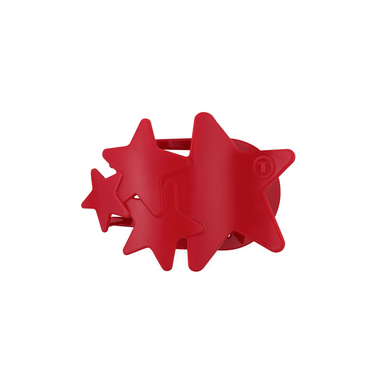 Flat Hair Clip | Medium | Red Shooting Star