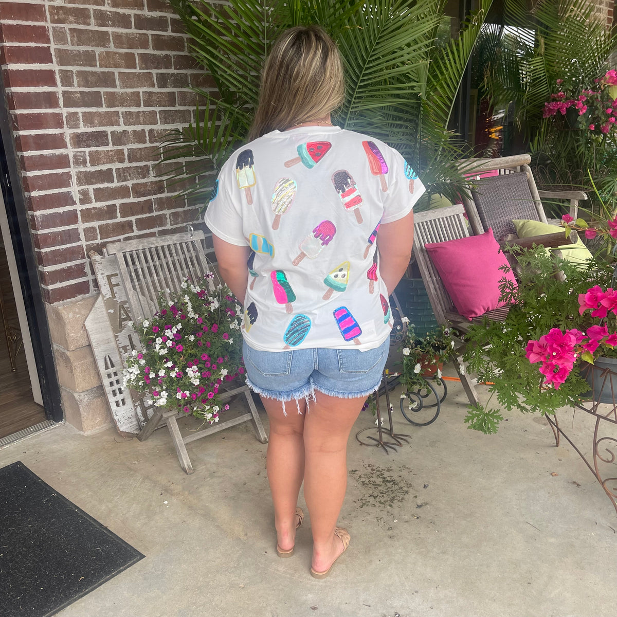 QUEEN OF SPARKLES POPSICLE TEE