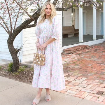 FRENCH FLORAL KIKI TIER MAXI DRESS