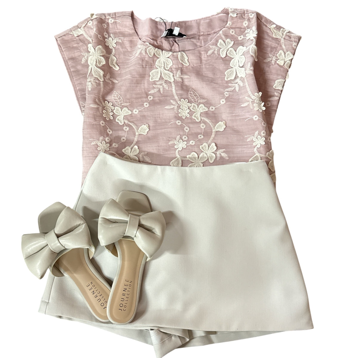 SWEET MAGNOLIA EMBROIDERED SET