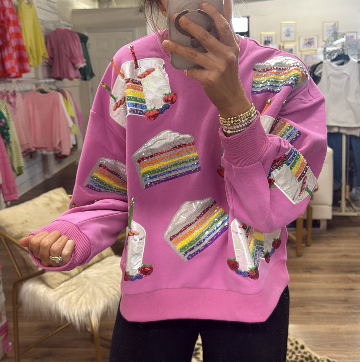 PINK CAKE QOS SWEATSHIRT