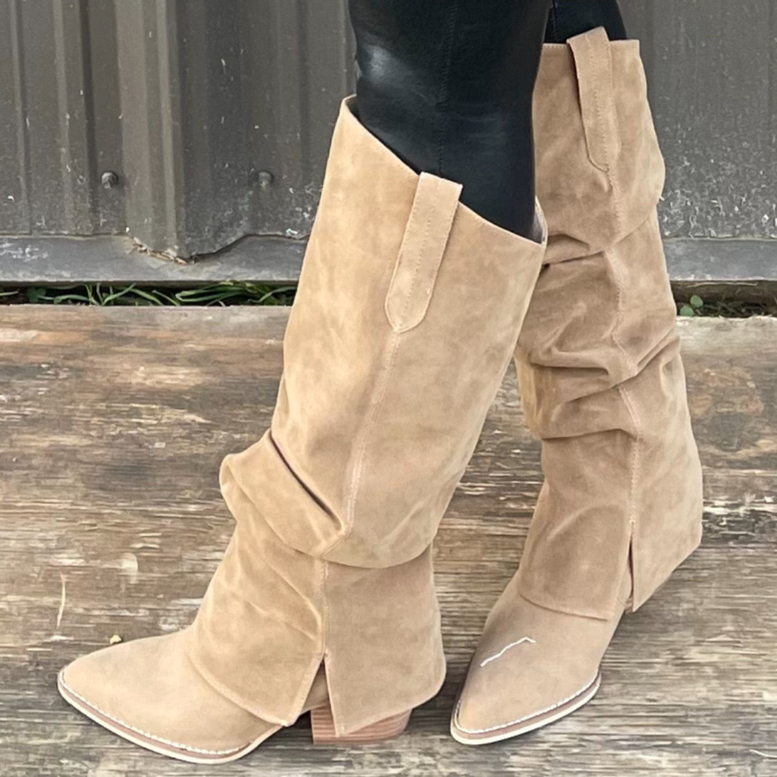 TALL FOLD OVER BOOT