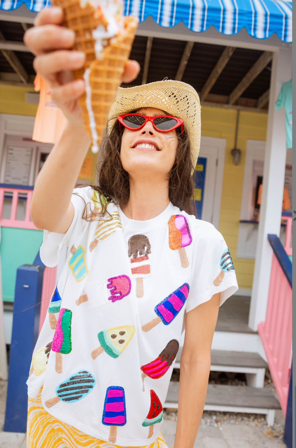 QUEEN OF SPARKLES POPSICLE TEE
