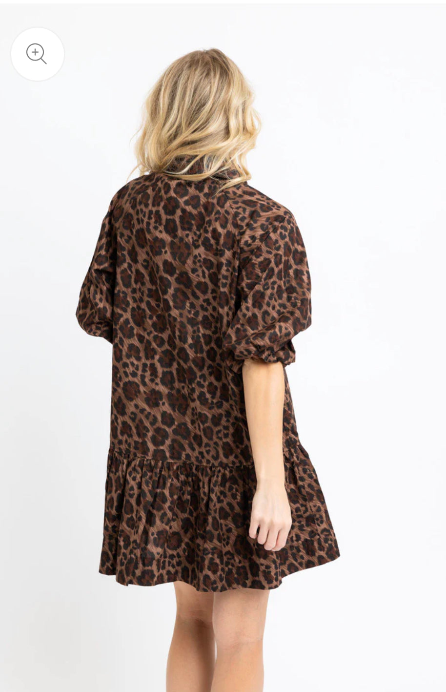ANA LEOPARD POCKET DRESS