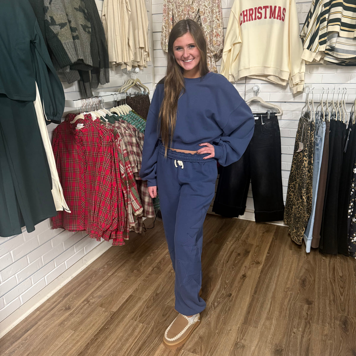 NAVY STAR PATCH JOGGER