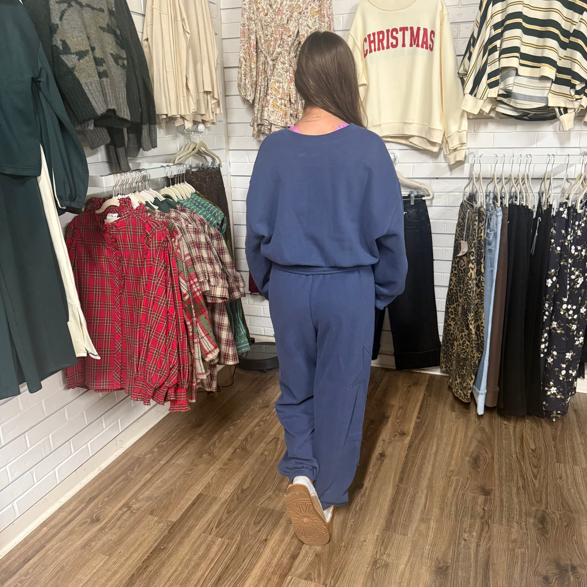 NAVY STAR PATCH JOGGER