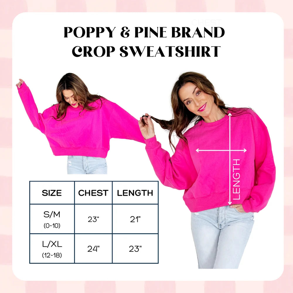 LOVELIEST BUTTERFLY CROP SWEATSHIRT