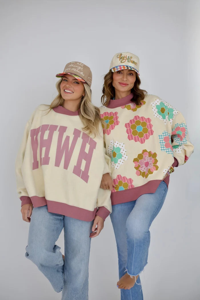 YHWH 2 SIDED MOCK SWEATSHIRT