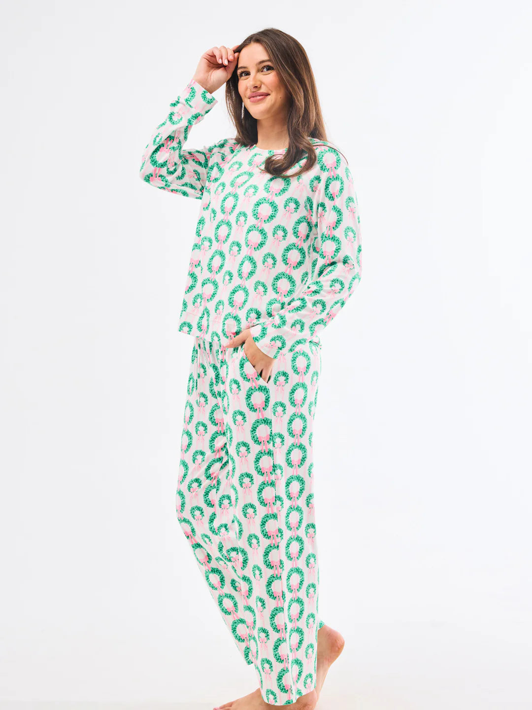 ANNIE ROSY WREATHS PAJAMAS