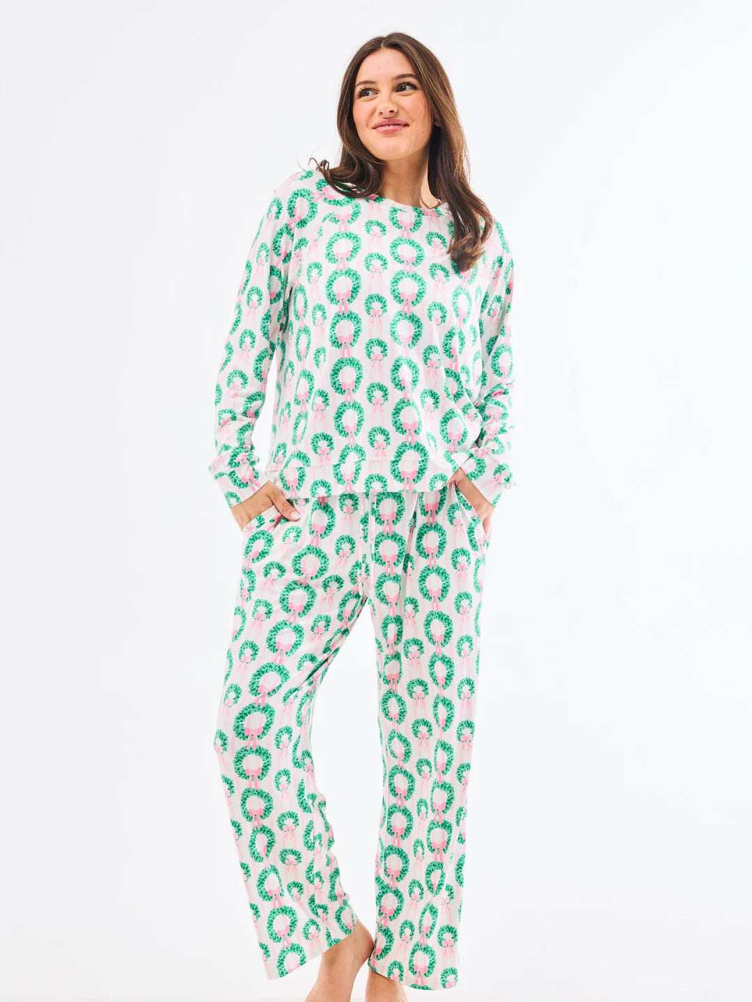 ANNIE ROSY WREATHS PAJAMAS