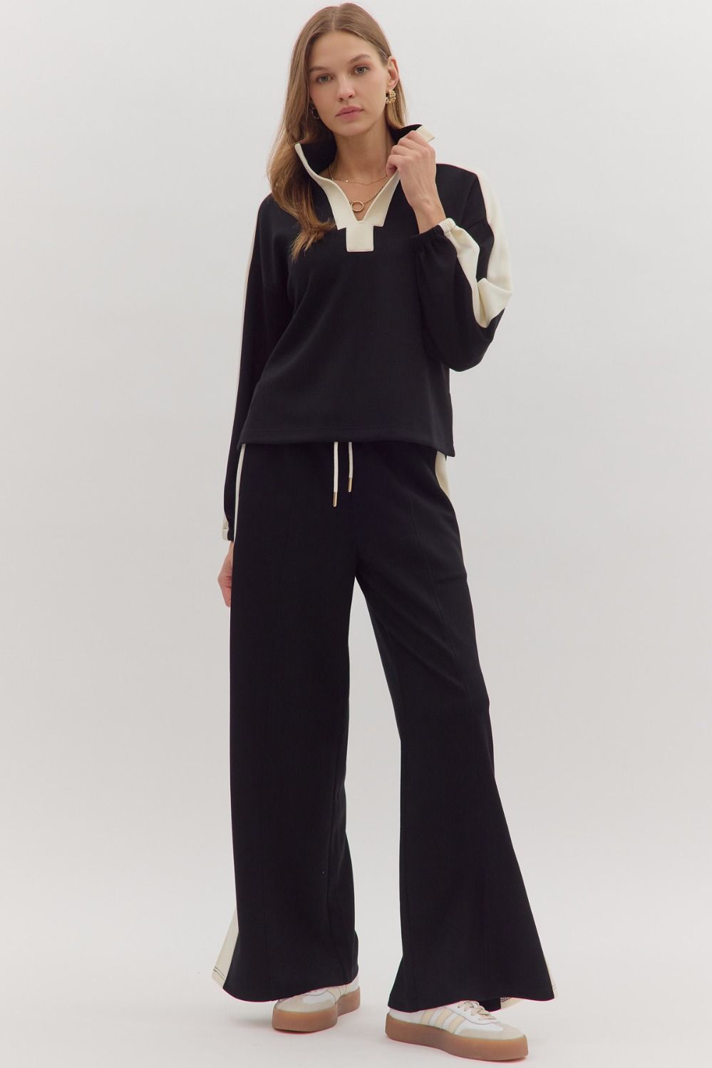 BLACK SIDE STRIPE SET