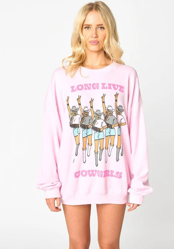 VICKIE LONG LIVE COWGIRLS SWEATSHIRT