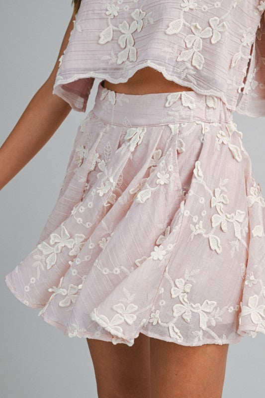 SWEET MAGNOLIA EMBROIDERED SET