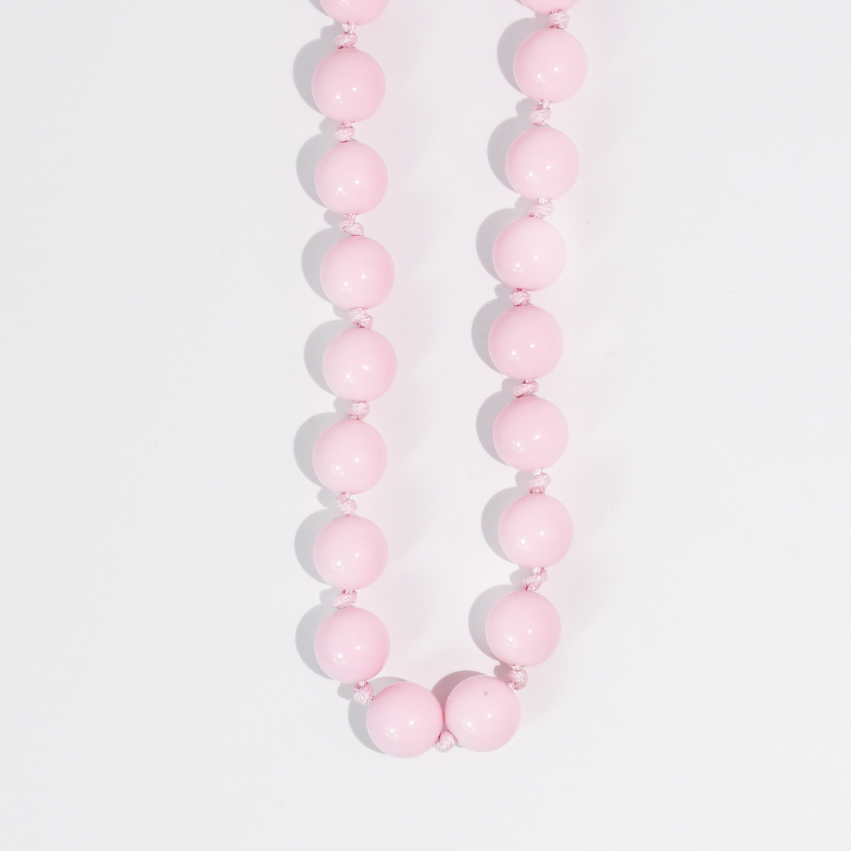 BUBBLEGUM BEADS NECKLACE