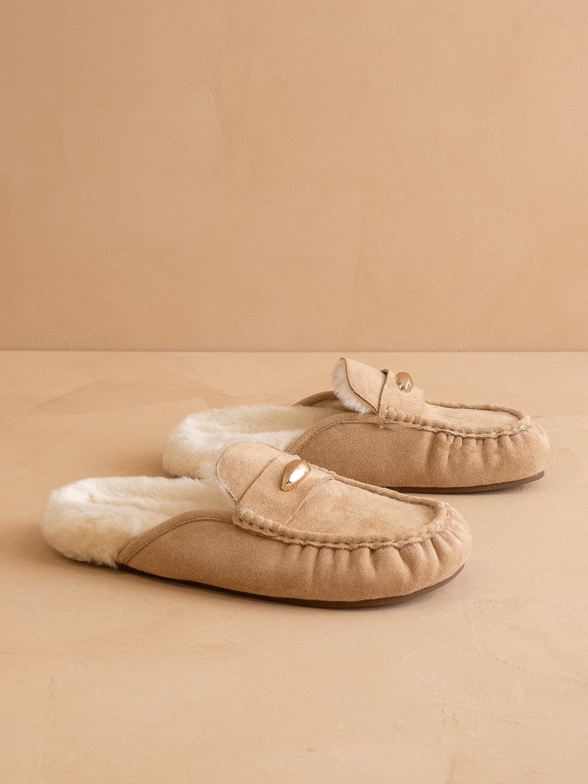 THE FUR LINED MULE LOAFER
