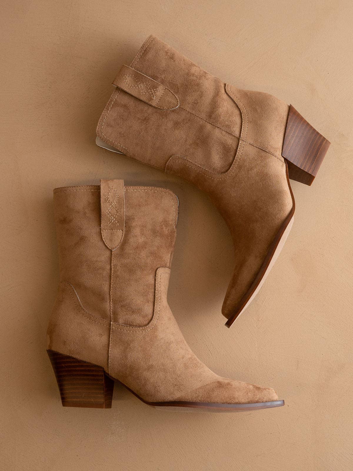 THE TRUDY LATTE MID CALF BOOT