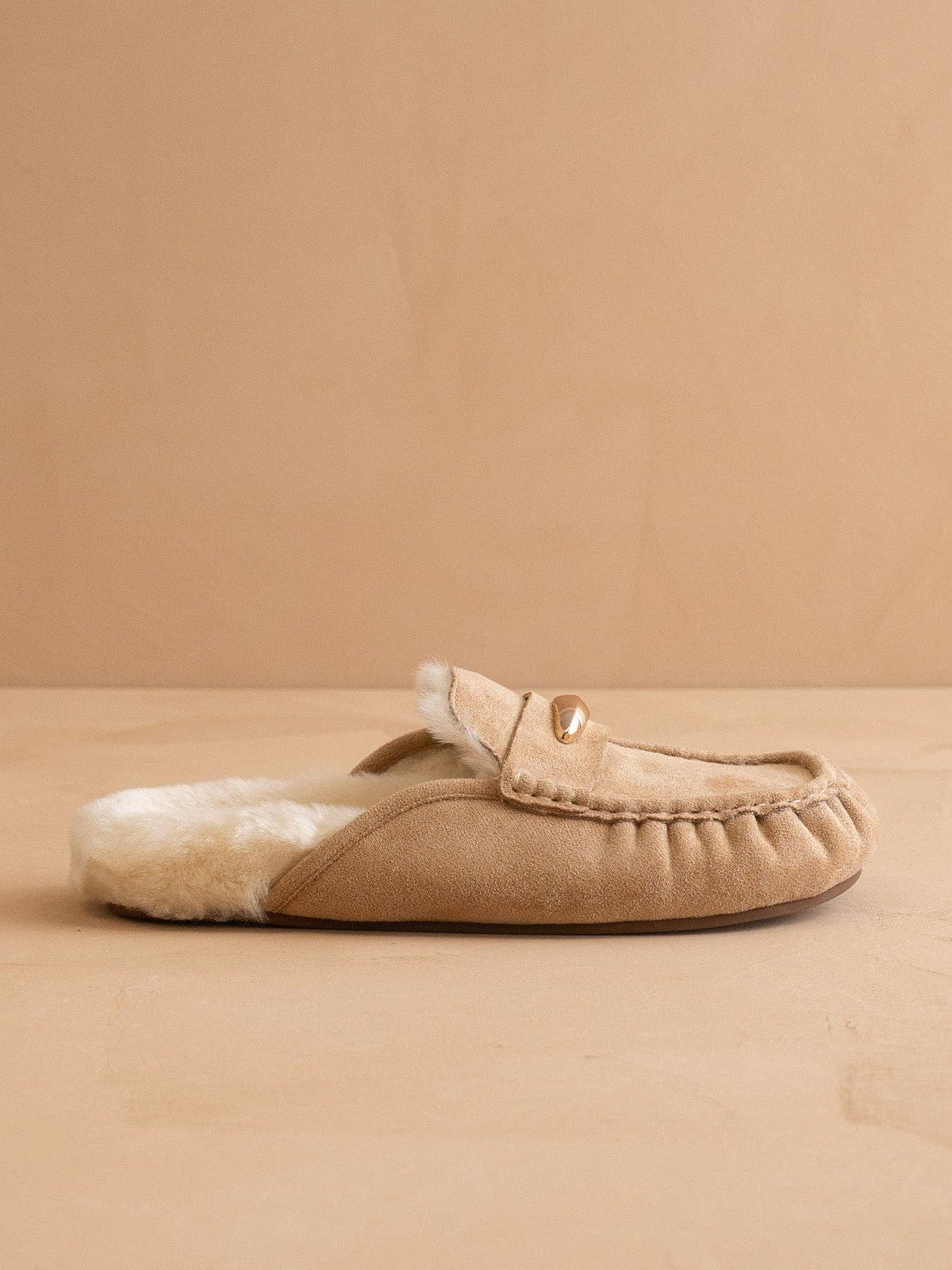 THE FUR LINED MULE LOAFER