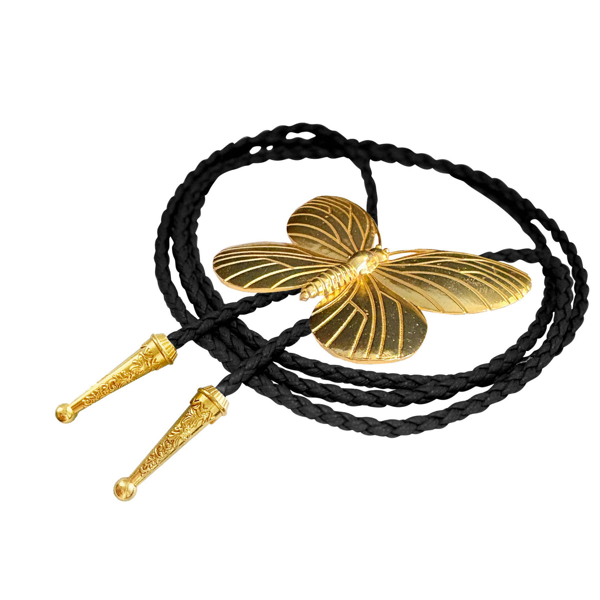 GOLD BUTTERFLY BOLO