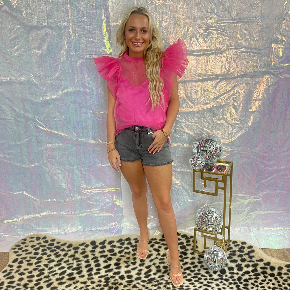 KAYCEE HOT PINK TOP