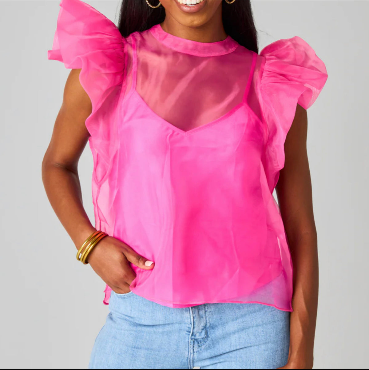 KAYCEE HOT PINK TOP