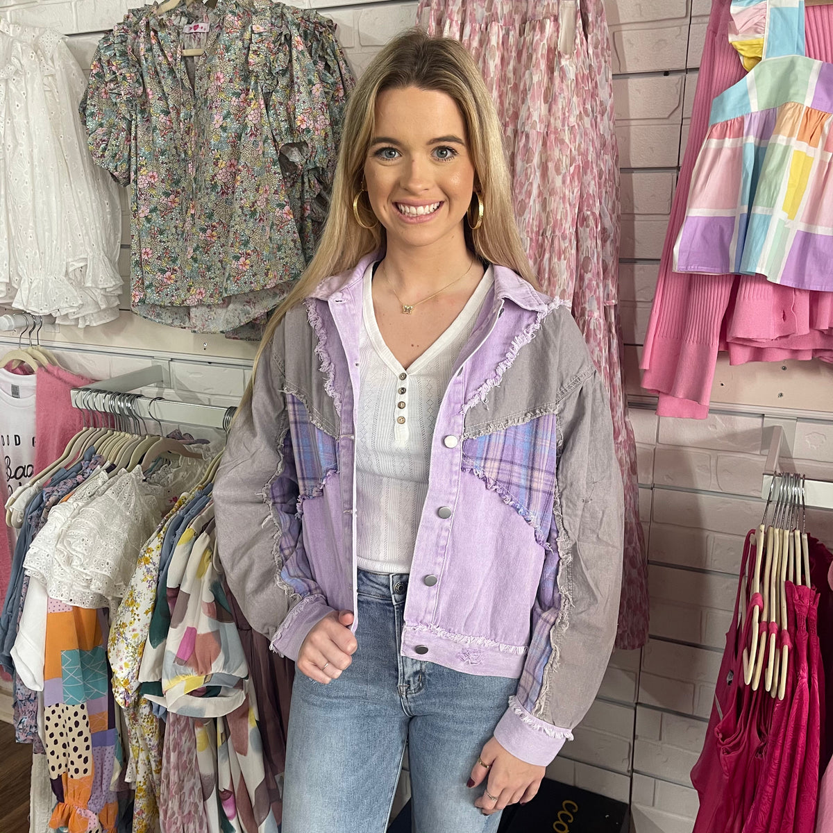 BECCA LAVENDER JACKET- FINAL SALE