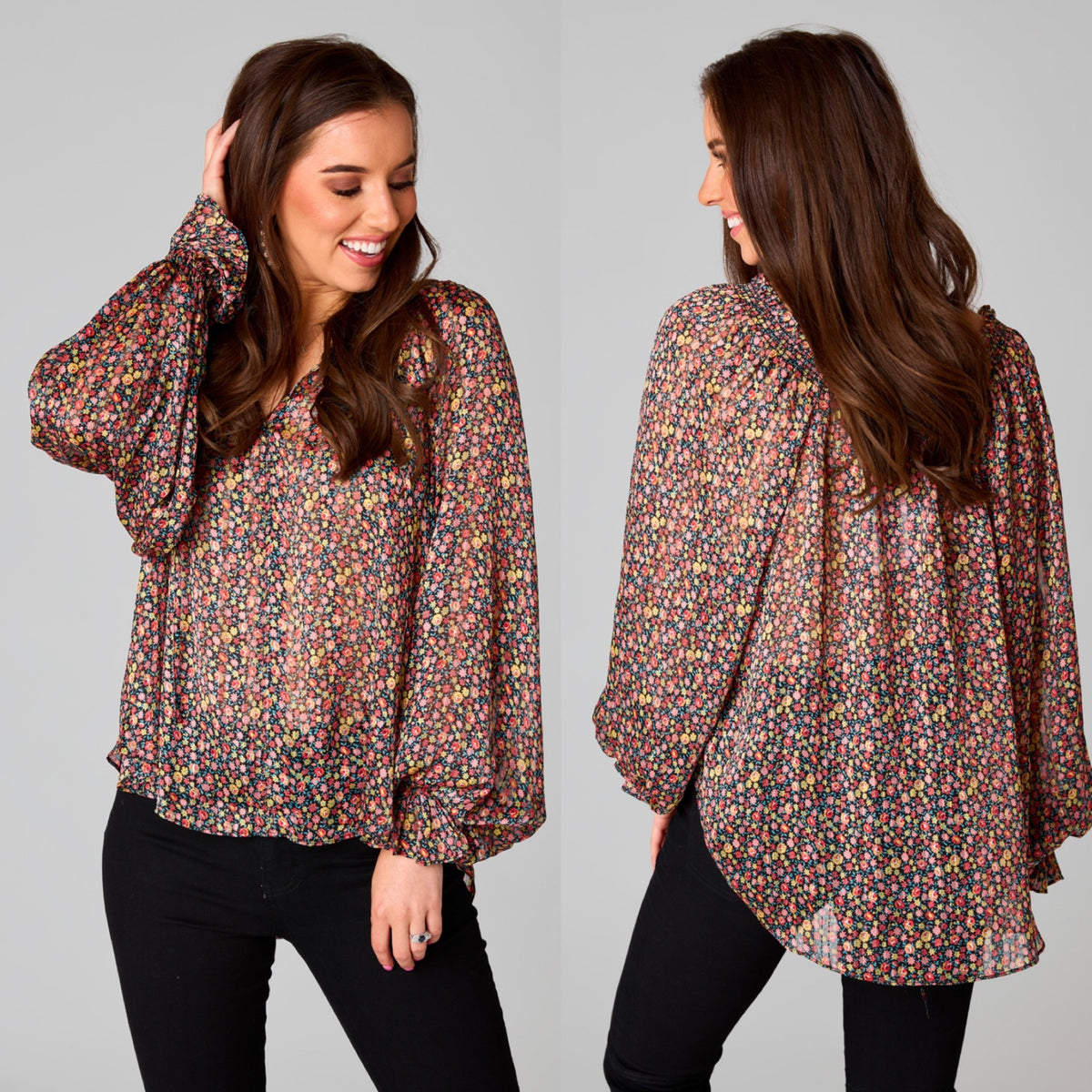 MANDY COLOR BURST TOP