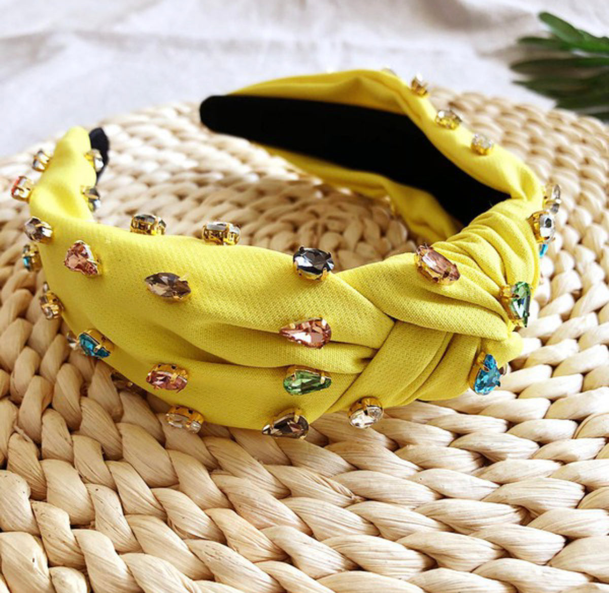 RHINESTONE BEADED HEADBAND