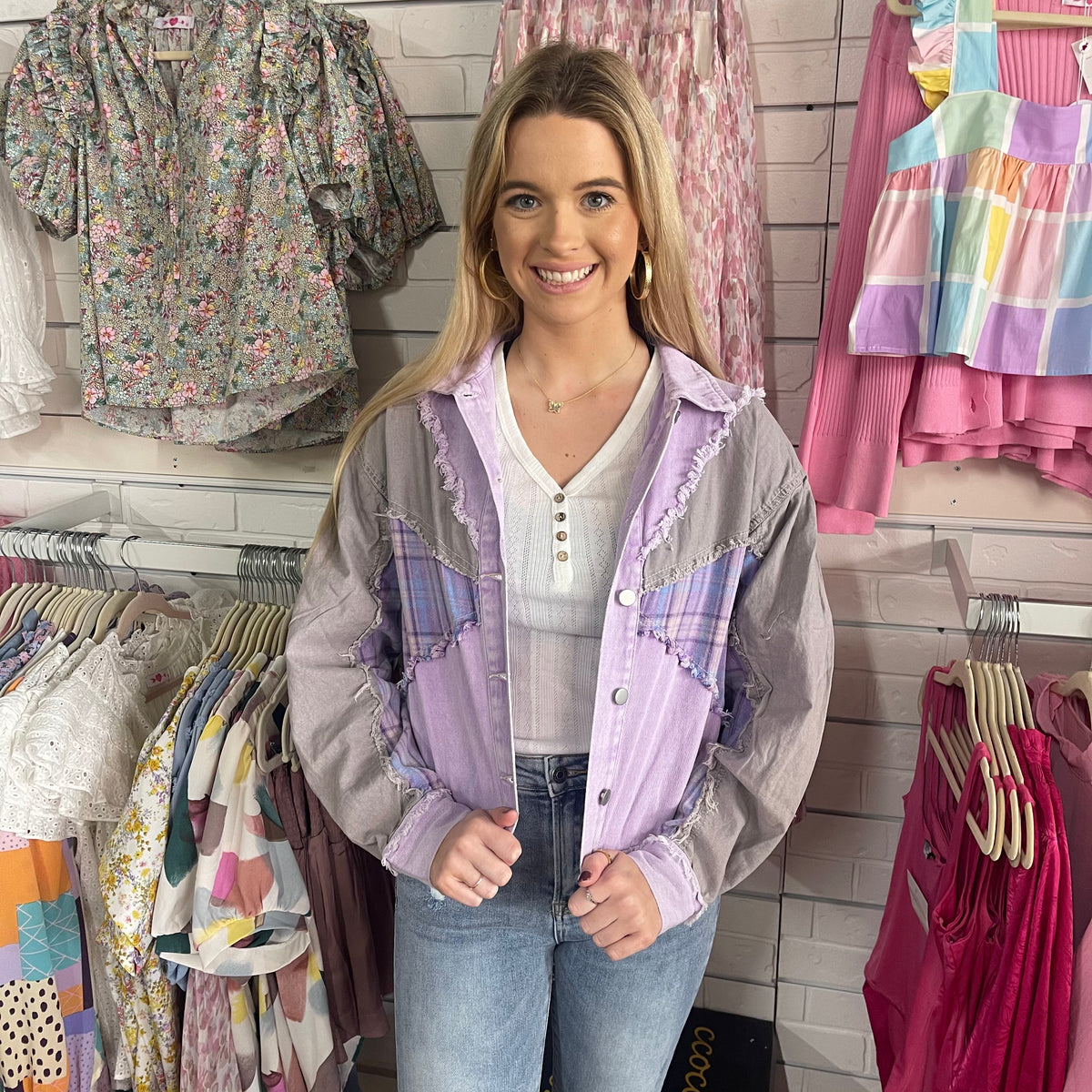 BECCA LAVENDER JACKET- FINAL SALE